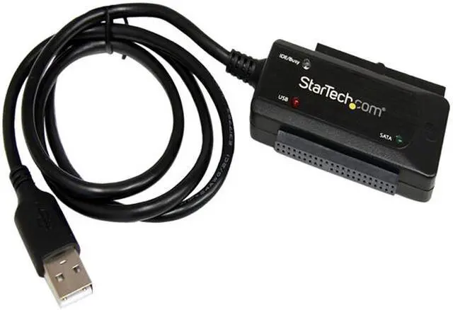 Alt view image 2 of 8 - StarTech.com USB2SATAIDE USB 2.0 to SATA/IDE Combo Adapter for 2.5/3.5" SSD/HDD