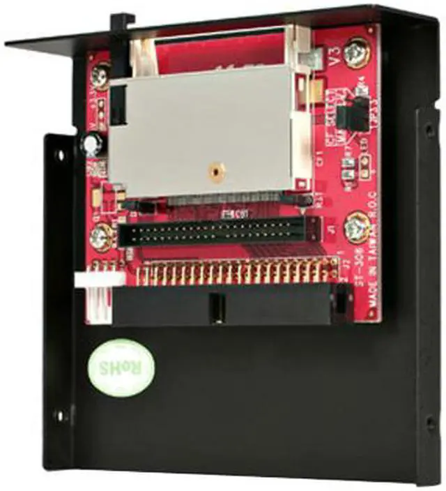 Alt view image 2 of 5 - StarTech.com 35BAYCF2IDE Compact Flash Card to IDE Adapter with 3.5" Bay Enclosure