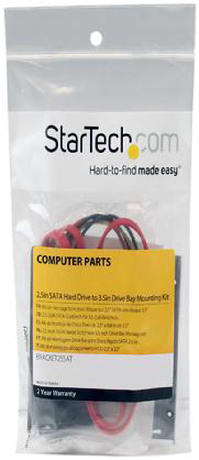 Alt view image 2 of 2 - StarTech.com 2.5 Inch SATA Hard Drive to 3.5 Inch Drive Bay Mounting Kit (BRACKET25SAT)