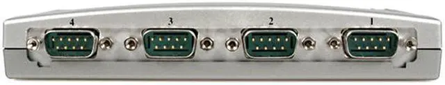 Alt view image 3 of 4 - StarTech.com ICUSB2324 USB to Serial Adapter Hub - 4 Port - Bus Powered - DB9 (9-pin) - USB Serial - FTDI USB to Serial Adapter