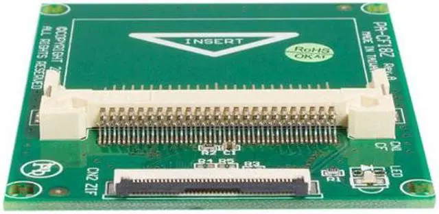 Alt view image 3 of 6 - StarTech 1.8in ZIF LIF to Single Compact Flash SSD Adapter Card