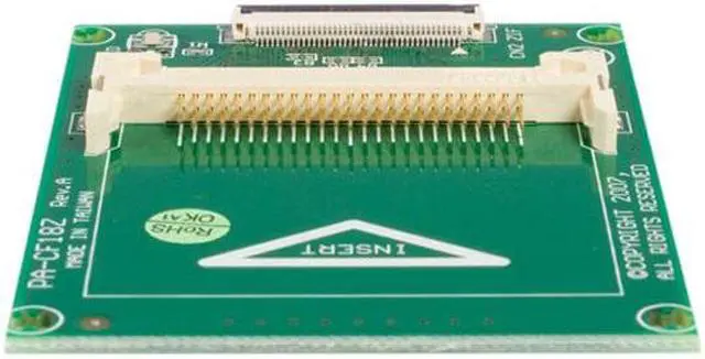 Alt view image 4 of 6 - StarTech 1.8in ZIF LIF to Single Compact Flash SSD Adapter Card
