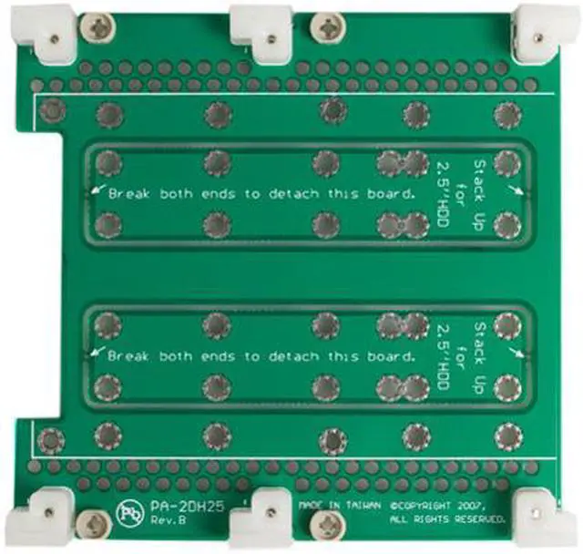 Alt view image 2 of 5 - StarTech.com SATA35252X 3.5" Bay to Dual 2.5" SATA HDD Adapter