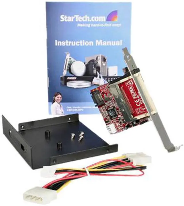 Alt view image 6 of 6 - StarTech.com 35BAYCF2SAT Compact Flash Card to SATA Adapter with 3.5” Bay Enclosure