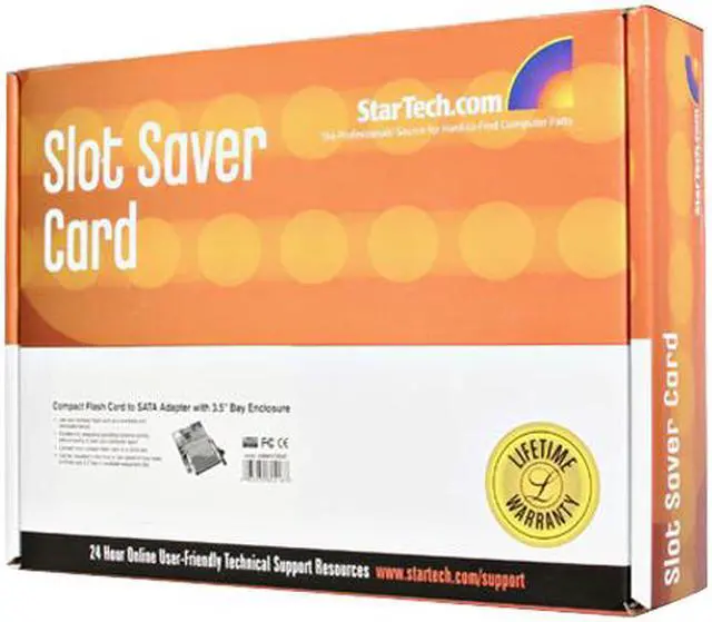 Alt view image 5 of 6 - StarTech.com 35BAYCF2SAT Compact Flash Card to SATA Adapter with 3.5” Bay Enclosure