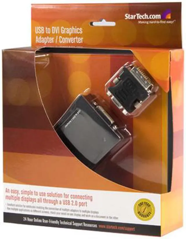 Alt view image 5 of 5 - StarTech.com USB2DVIE USB DVI VGA External Dual or Multi Monitor Video Adapter