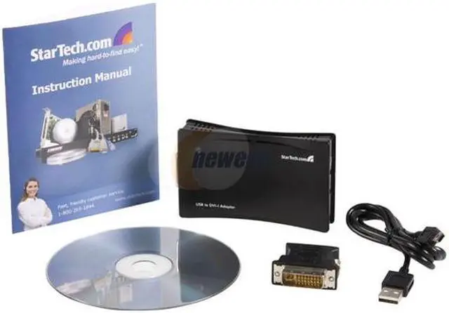 Alt view image 4 of 5 - StarTech.com USB2DVIE USB DVI VGA External Dual or Multi Monitor Video Adapter