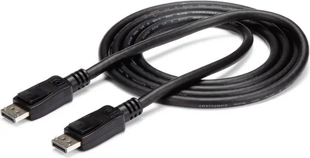 Main image of StarTech.com DISPLPORT6L DisplayPort Cable - 6 ft / 2m - 4K DisplayPort 1.2 Cable - DP to DP Cable