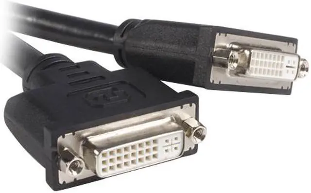 Alt view image 3 of 3 - StarTech.com DMSDVIDVI1 Black Connector A: DMS /LFH59 Male

Connector B: DVI-I Dual Link Female Male to Female LFH 59 Male to Dual Female DVI I DMS 59 Cable