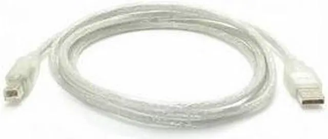 Main image of StarTech.com USBFAB6T Transparent Clear A to B USB 2.0 Cable - M/M