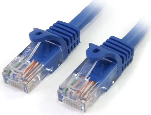 Alt view image 2 of 3 - StarTech.com RJ45PATCH50 50 ft. Cat 5E Blue Snagless UTP Patch Cable