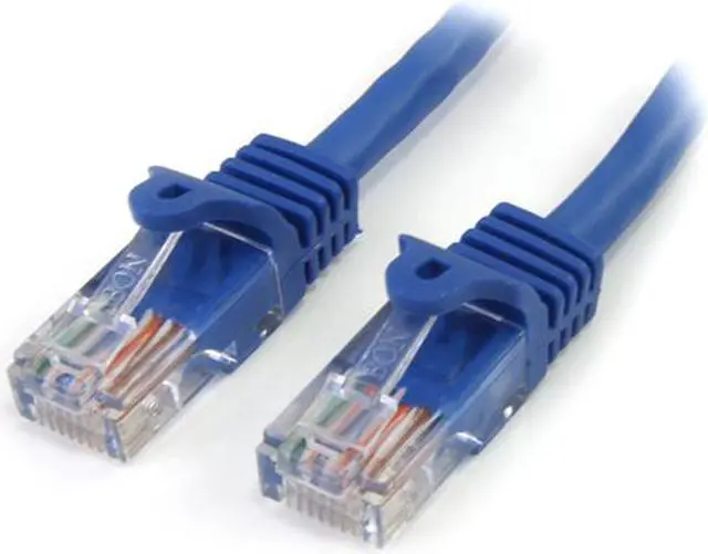 Alt view image 3 of 3 - StarTech.com RJ45PATCH50 50 ft. Cat 5E Blue Snagless UTP Patch Cable