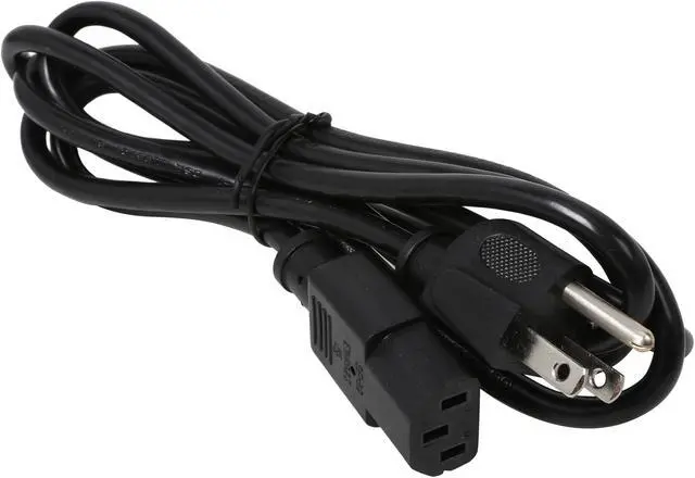 Alt view image 2 of 3 - StarTech.com PXT101 6ft Standard Computer Power Cord - NEMA5-15P to C13