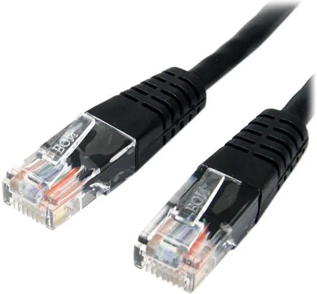 Main image of StarTech.com M45PATCH6BK 6 ft. Cat 5E Black UTP Patch Cable