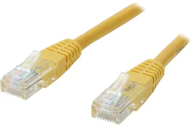 Main image of StarTech.com M45PATCH6YL 6 ft. Cat 5E Yellow 350 MHz Molded UTP Patch Cable