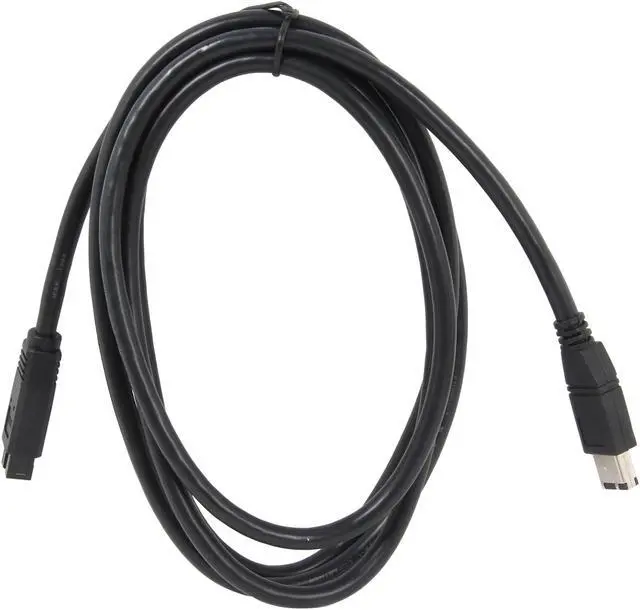 Alt view image 2 of 3 - StarTech.com 1394_96_6 6 ft. IEEE-1394 Firewire Cable 9 Pin to 6 Pin M/M Male to Male