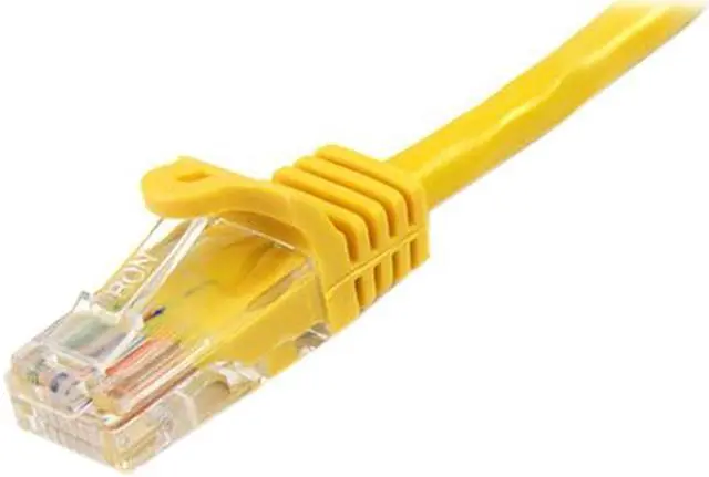 Alt view image 2 of 2 - StarTech.com 45PATCH6YL 6 ft. Cat 5E Yellow Cat5e Snagless UTP Patch Cable