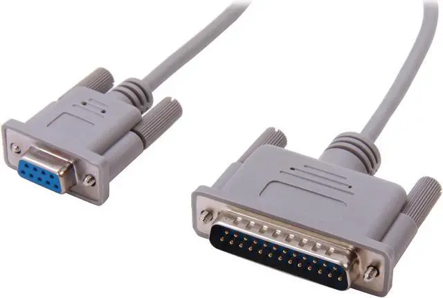 Main image of StarTech.com Model SCNM925FM Cross Wired DB9 to DB25 Serial Null Modem Cable - F/M