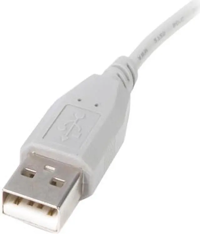 Alt view image 2 of 3 - StarTech.com USB2HABM3 Gray USB Cable for Canon, Sony, & Hewlett Packard Digital Camera