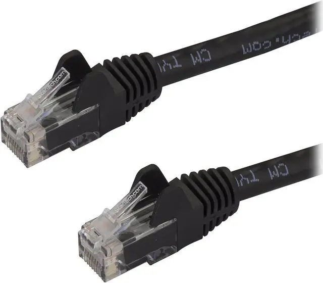 Main image of StarTech.com N6PATCH10BK 10 ft. Cat 6 Black Cat. 6 Patch Cable