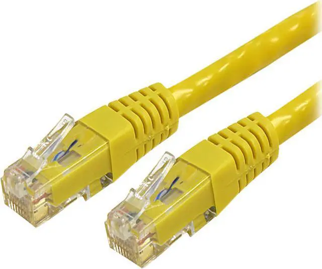 Main image of StarTech.com C6PATCH3YL 3 ft. Cat 6 Yellow Molded UTP Patch Cable