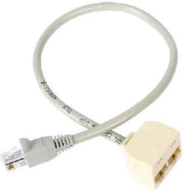 Alt view image 3 of 3 - StarTech.com RJ45SPLITTER 2-to-1 RJ45 Splitter Cable Adapter - M/F