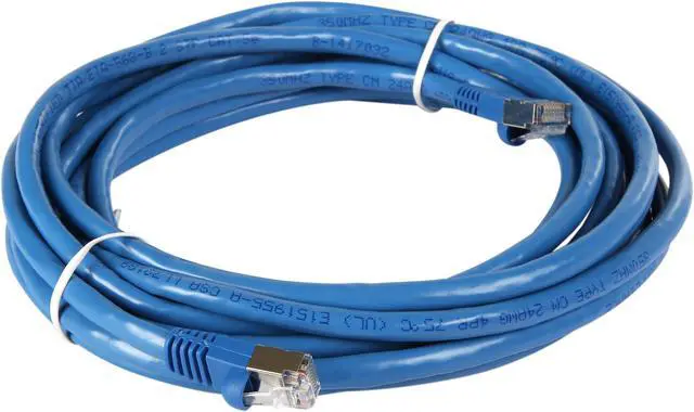 Alt view image 2 of 3 - StarTech.com S45PATCH15BL 15 ft. Cat 5E Blue Shielded (Snagless) (350 MHz) STP Patch Cable