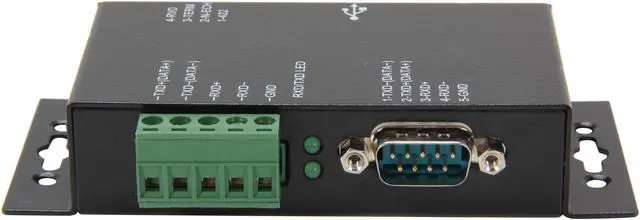 Alt view image 3 of 6 - StarTech.com ICUSB422IS 1 Port Metal Industrial USB to RS422/RS485 Serial Adapter w/ Isolation