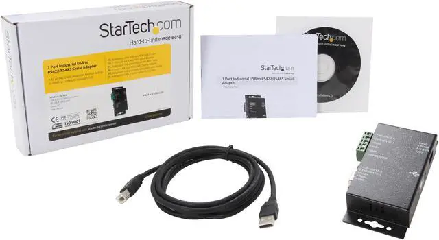 Alt view image 6 of 6 - StarTech.com ICUSB422IS 1 Port Metal Industrial USB to RS422/RS485 Serial Adapter w/ Isolation