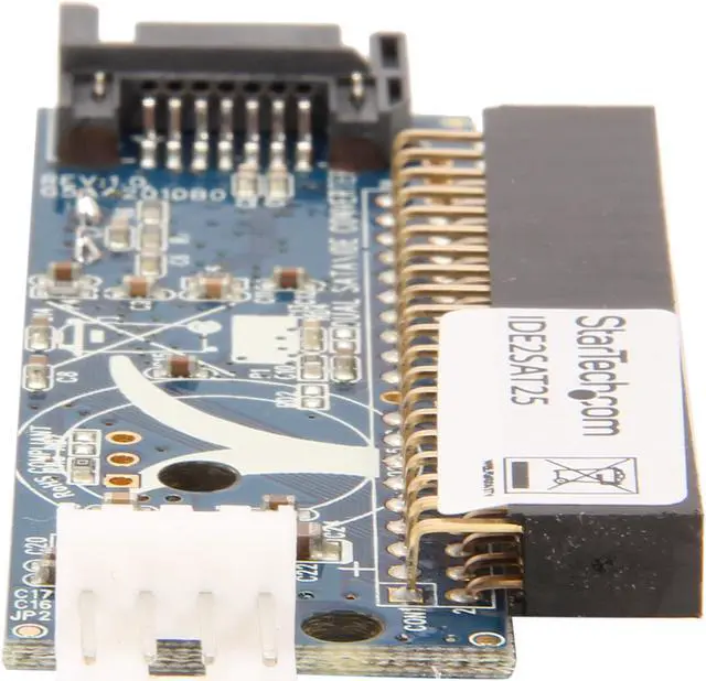 Alt view image 5 of 7 - StarTech.com IDE2SAT25 40 Pin Female IDE to SATA Adapter Converter - Connect a SATA device to an IDE controller - IDE to SATA Converter