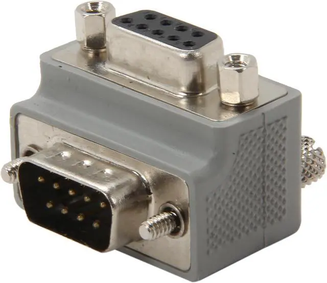 Main image of StarTech.com GC99MFRA2 No Right Angle DB9 to DB9 Serial Cable Adapter Type 2 - M/F