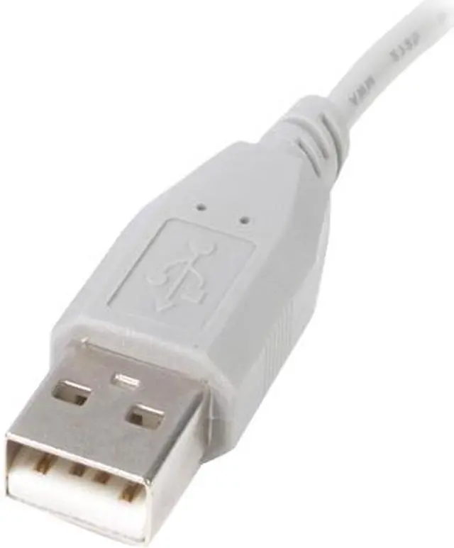 Alt view image 2 of 3 - StarTech.com USB2HABM10 Gray USB 2.0 Cable - USB A to Mini B