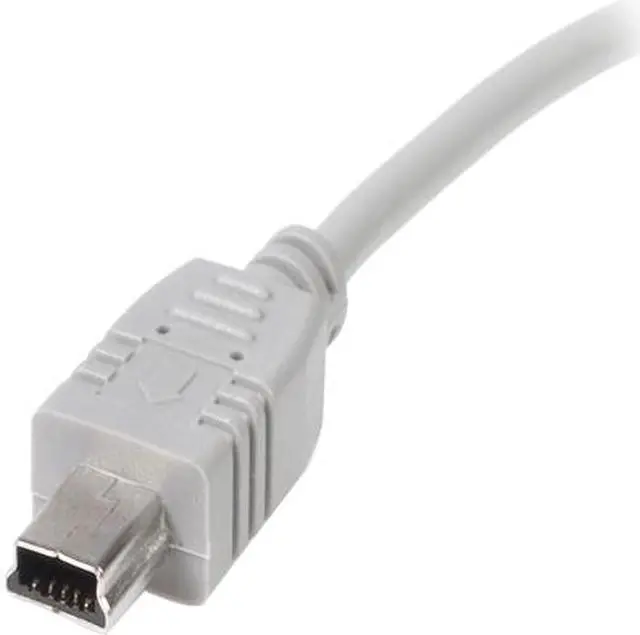Alt view image 3 of 3 - StarTech.com USB2HABM10 Gray USB 2.0 Cable - USB A to Mini B