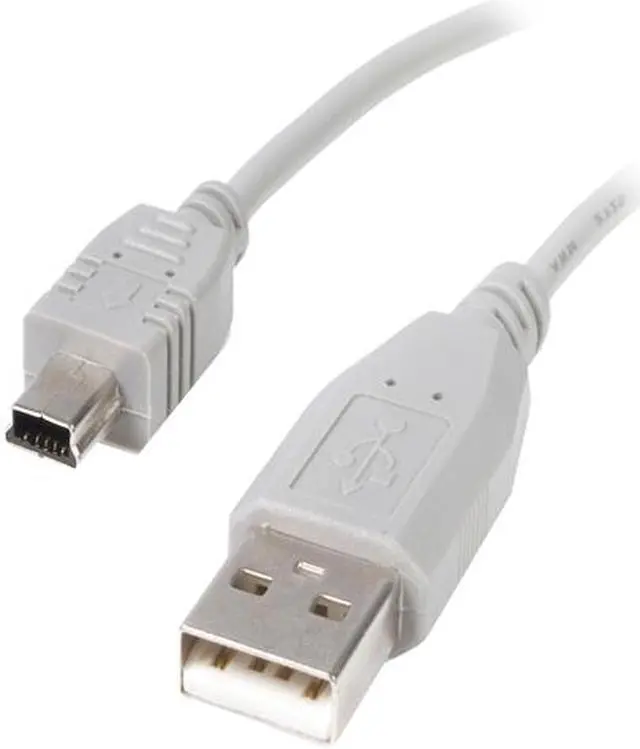 Main image of StarTech.com USB2HABM10 Gray USB 2.0 Cable - USB A to Mini B