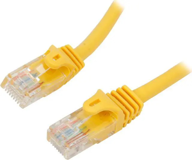 Main image of StarTech.com 45PATCH10YL 10 ft. Cat 5E Yellow Snagless UTP Patch Cable