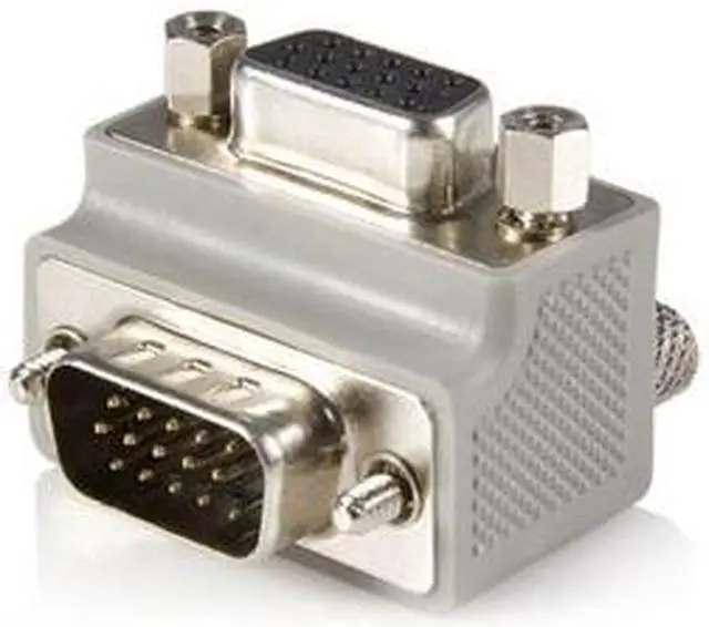 Main image of StarTech.com GC1515MFRA1 No Right Angle VGA to VGA Cable Adapter Type 1 - M/F
