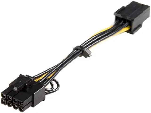 Main image of StarTech.com PCIEX68ADAP 6.1 in. PCI Express 6 pin to 8 pin Power Adapter Cable Female to Male