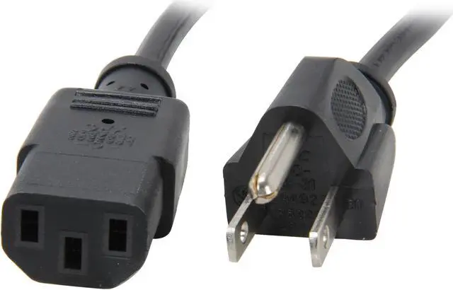Main image of StarTech.com Model PXT1011 1 ft. Standard Computer Power Cord - NEMA5-15P to C13