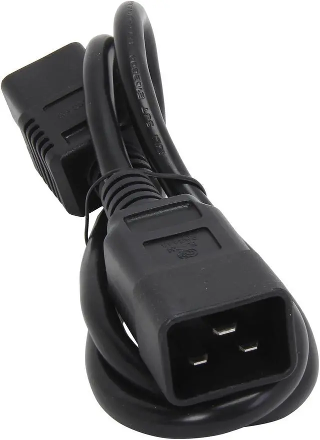 Alt view image 2 of 3 - StarTech.com Model PXTC19C203 3 ft. Computer Power Cord - C19 to C20