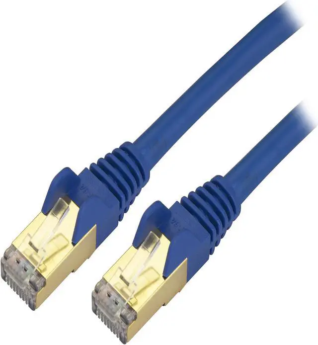 Main image of StarTech.com C6ASPAT14BL 14 ft. Cat 6 Blue Shielded Network Cable