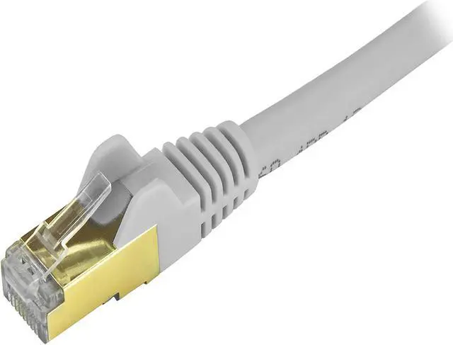 Alt view image 2 of 2 - StarTech.com C6ASPAT14GR 14 ft. Cat 6 Gray Shielded Network Cable