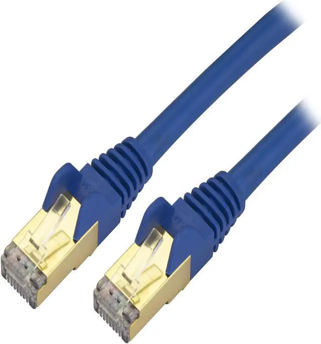 Main image of StarTech.com C6ASPAT7BL 7 ft. Cat 6 Blue Shielded Network Cable