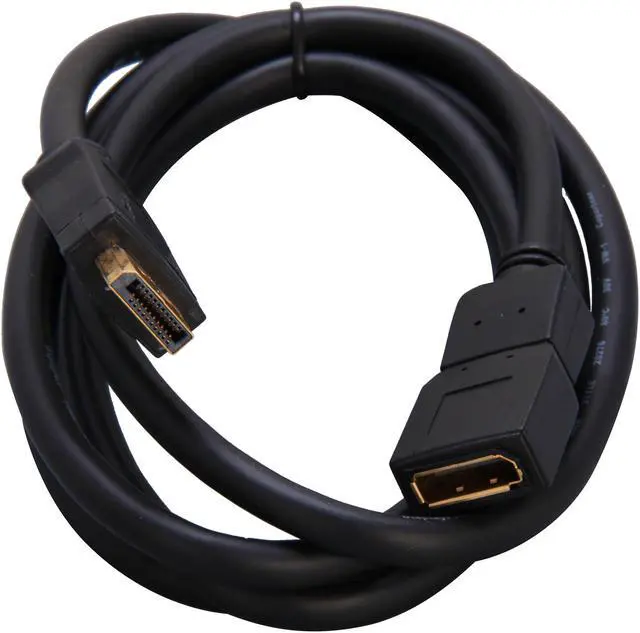 Alt view image 2 of 3 - StarTech.com DPEXT6L 6 ft. Black Connector A: 1 - DisplayPort (20 pin; Latching) Male
Connector B: 1 - DisplayPort (20 pin) Female DisplayPort Video Extension Cable Male to Female