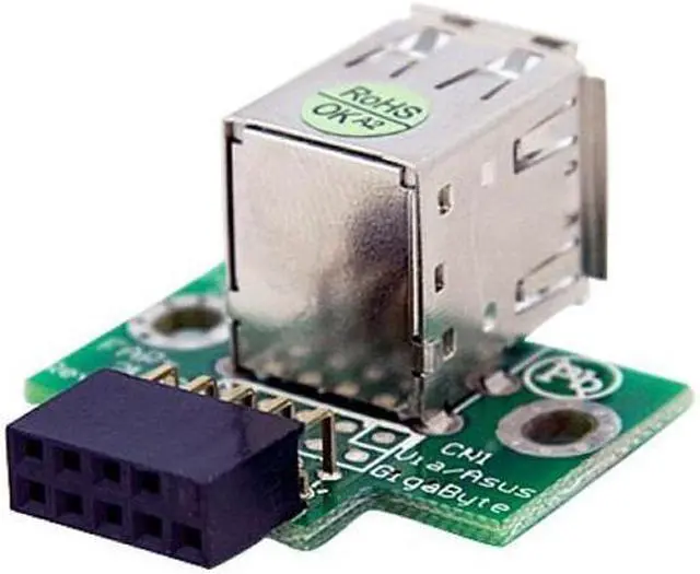 Alt view image 3 of 3 - StarTech.com USBMBADAPT2 2 Port USB Motherboard Header Adapter