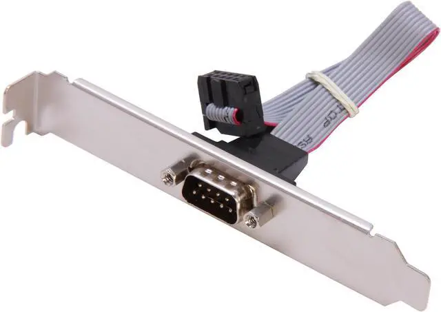 Main image of StarTech.com PLATE9M 9 Pin Serial Male to 10 Pin Motherboard Header Slot Plate Adapter