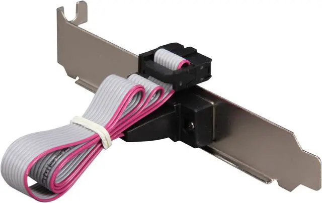 Alt view image 3 of 3 - StarTech.com PLATE9M16 9 Pin Serial Male to 10 Pin Motherboard Header Slot Plate Adapter