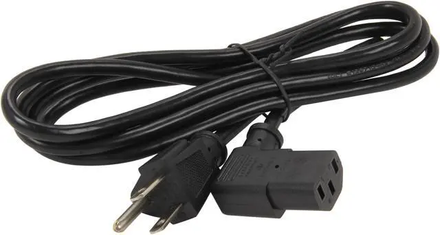 Alt view image 2 of 3 - StarTech.com PXT101L 6 ft. Standard Computer Power Cord - NEMA 5-15P to Right Angle C13 Male to Female