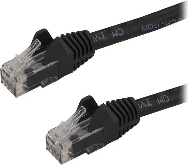 Main image of StarTech.com N6PATCH7BK 7 ft. Cat 6 Black Network Cable