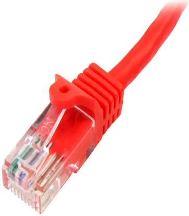 Alt view image 2 of 3 - StarTech.com 45PATCH2RD 2 ft. Cat 5E Red Network Cable