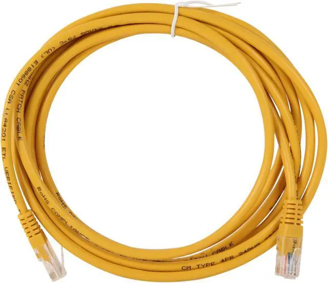 Alt view image 2 of 3 - StarTech.com M45PATCH10YL 10 ft. Cat 5E Yellow Network Cable